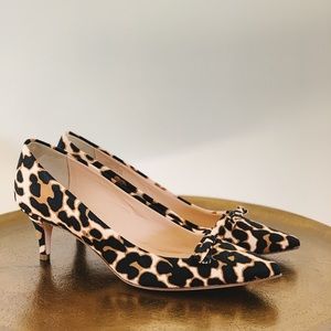 J. Crew Leopard Kitten Heels